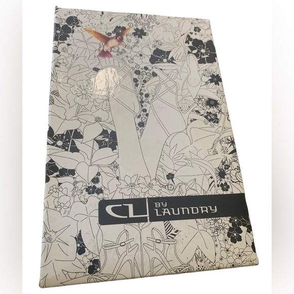 CL By Laundry Daysie Women’s Open Toe Linen Platform Slip On Heel Size-9/40 NIB - Picture 9 of 9